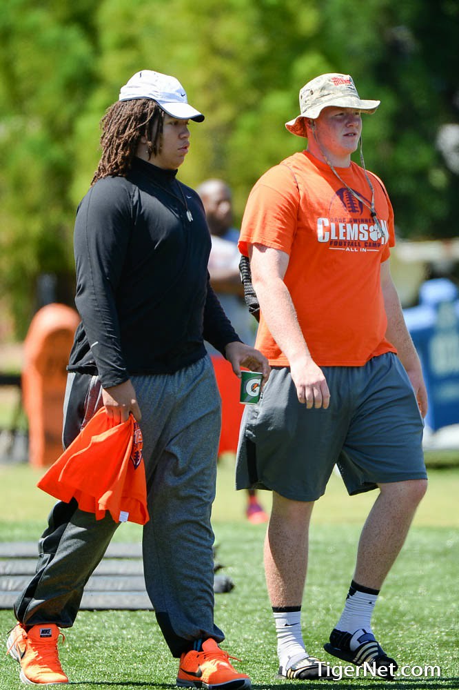 Clemson Football Photo of dabocamp and Matthew Burrell and Recruiting and Zach Giella