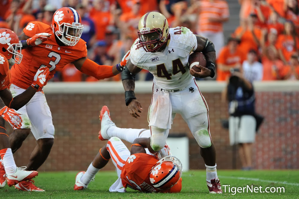 Clemson Football Photo of Boston College and Garry Peters and Vic Beasley
