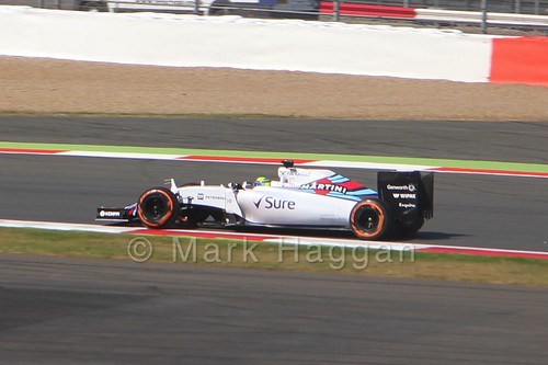 Felipe Massa in Free Practice 1 at the 2015 British Grand Prix