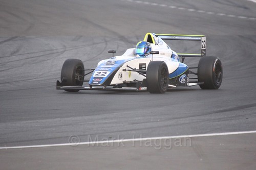 Manuel Sulaimán in British F4 Race Two during the BTCC Weekend at Donington Park 2017