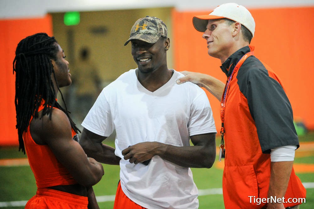Clemson Football Photo of Brent Venables and dabocamp and Mackensie Alexander and Recruiting and Robbie Robinson