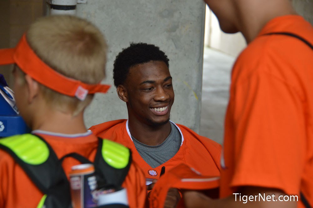 Clemson Football Photo of fanday and Mike Williams