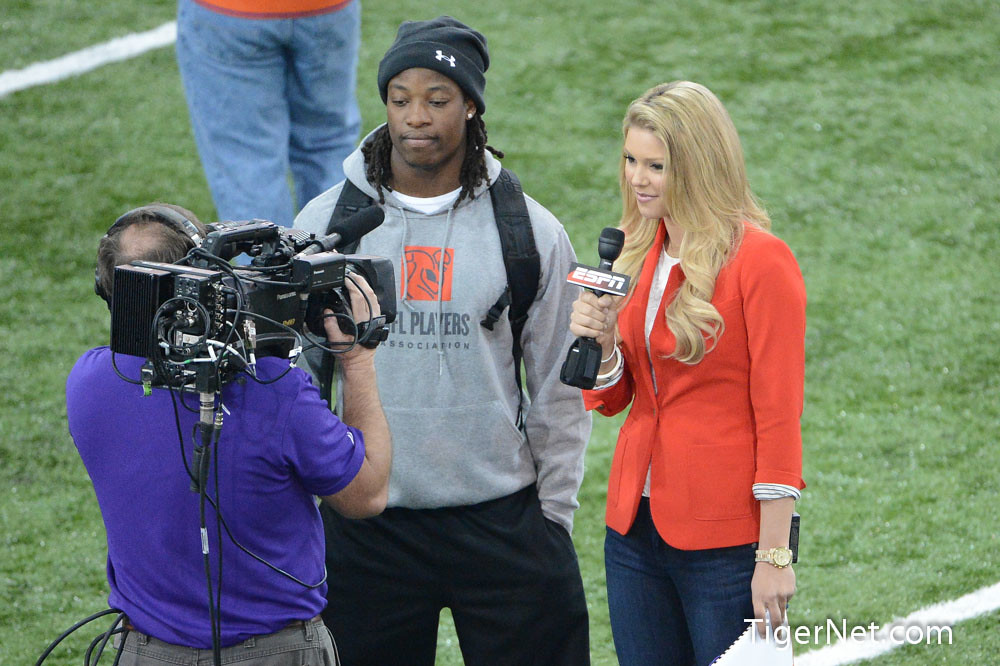 Clemson Football Photo of Ali Rogers and Andre Ellington and proday
