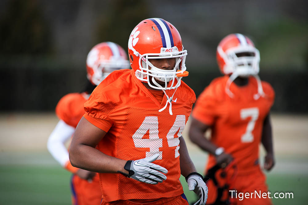 Clemson Football Photo of BJ Goodson and practice