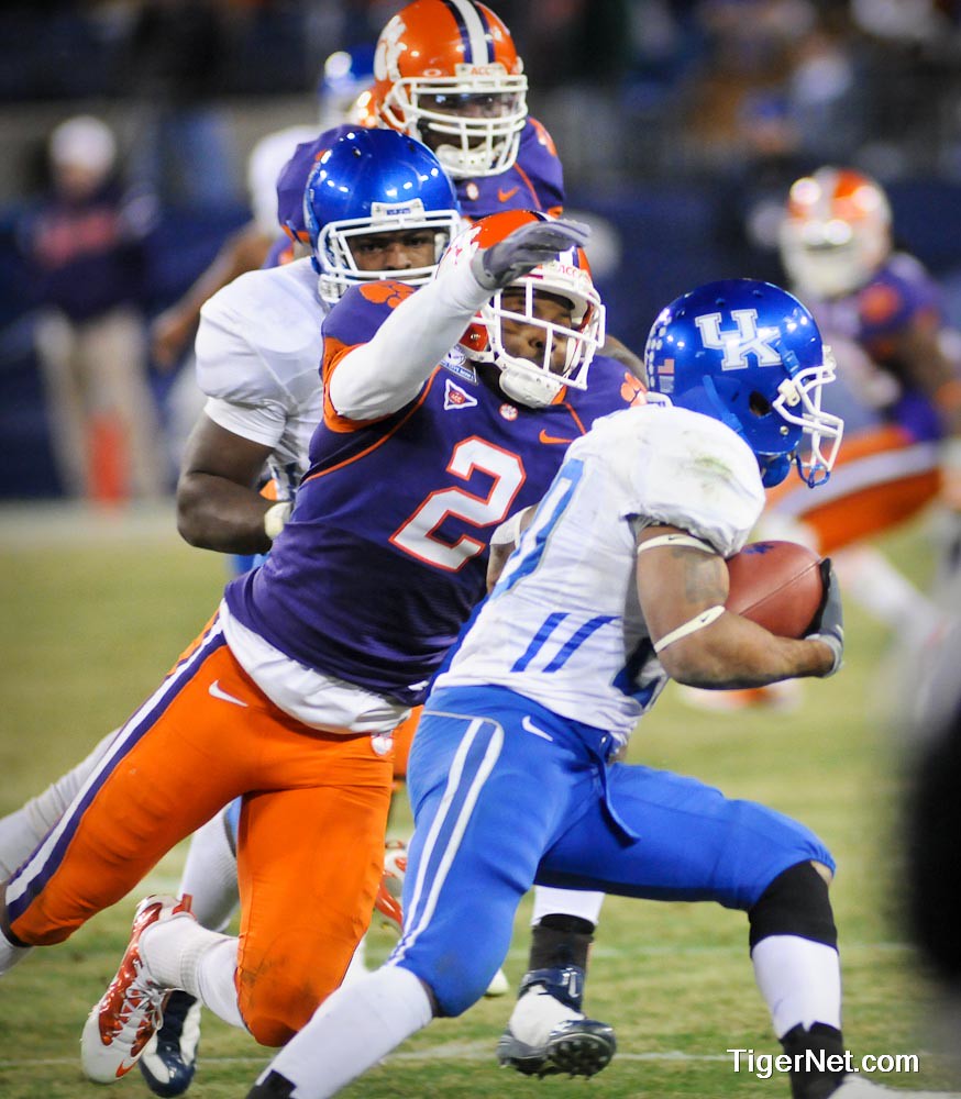 Clemson Football Photo of Bowl Game and DeAndre McDaniel and kentucky