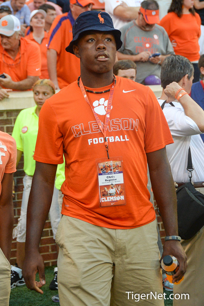 Clemson Football Photo of Chris Register and Georgia and Recruiting