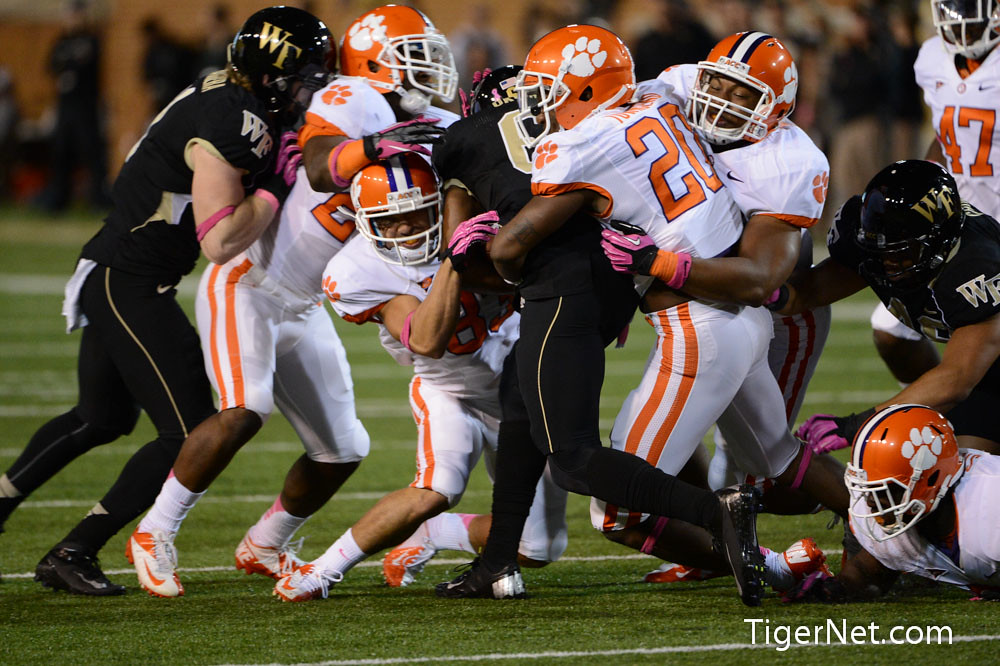 Clemson Football Photo of Daniel Rodriguez and Lateek Townsend and Wake Forest