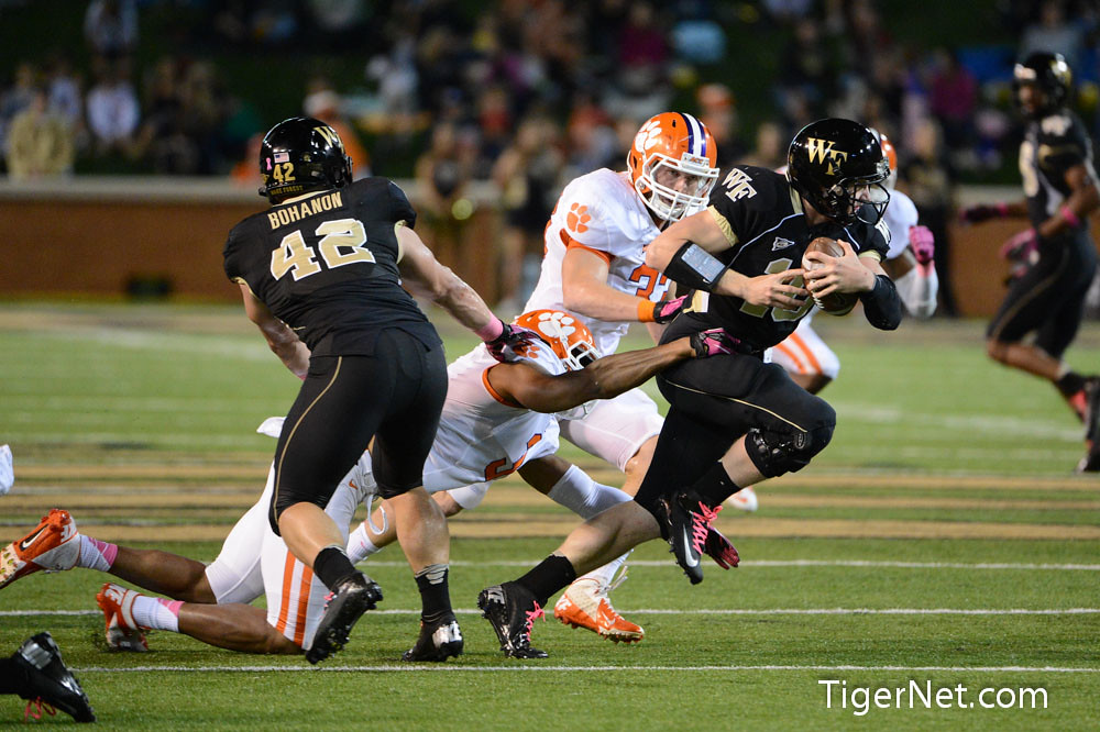 Clemson Football Photo of Vic Beasley and Wake Forest