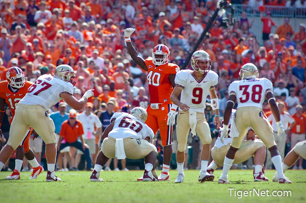 Clemson Football Photo of Andre Branch and Florida State