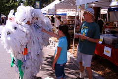 Girl meeting Plastic Bag Monster • <a style="font-size:0.8em;" href="http://www.flickr.com/photos/34843984@N07/14926531634/" target="_blank">View on Flickr</a>