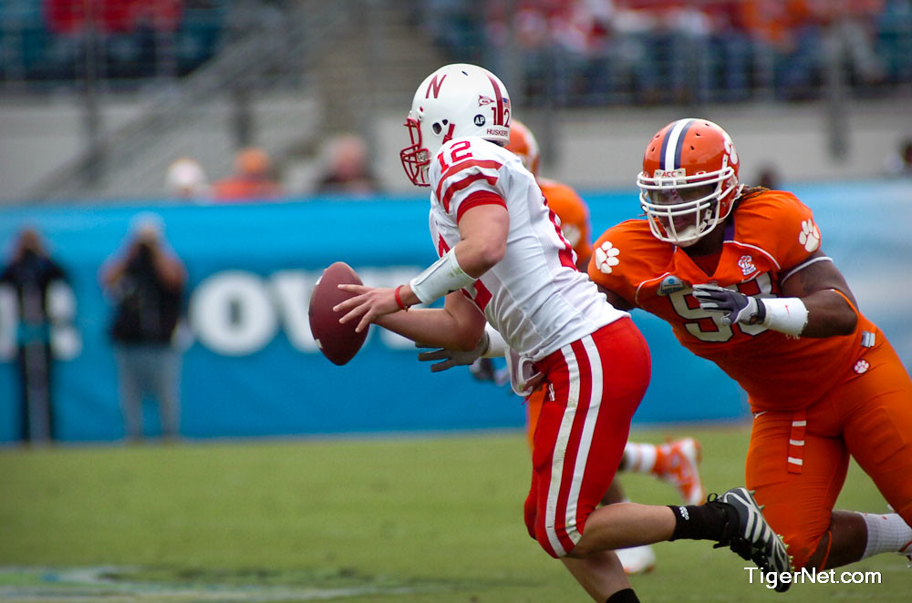 Clemson Football Photo of Bowl Game and daquanbowers and gatorbowl and nebraska
