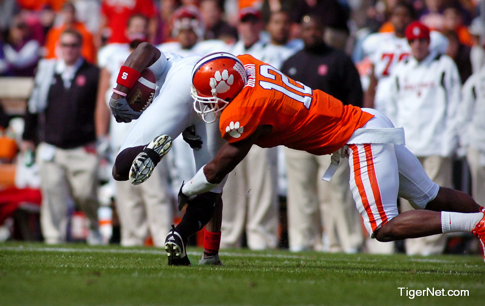 Clemson Football Photo of Marcus Gilchrist and NC State