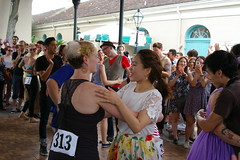 Ultimate Lindy Hop Showdown, French Market at Dutch Alley, New Orleans, Louisiana, October 3, 2014