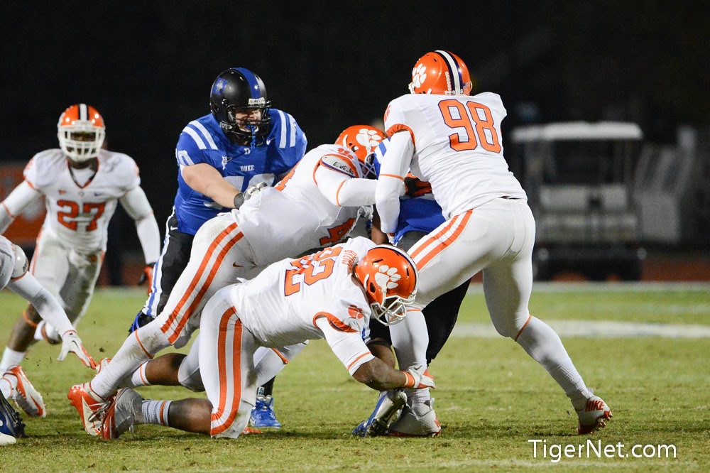 Clemson Football Photo of Duke and Kevin Dodd and Roderick Byers