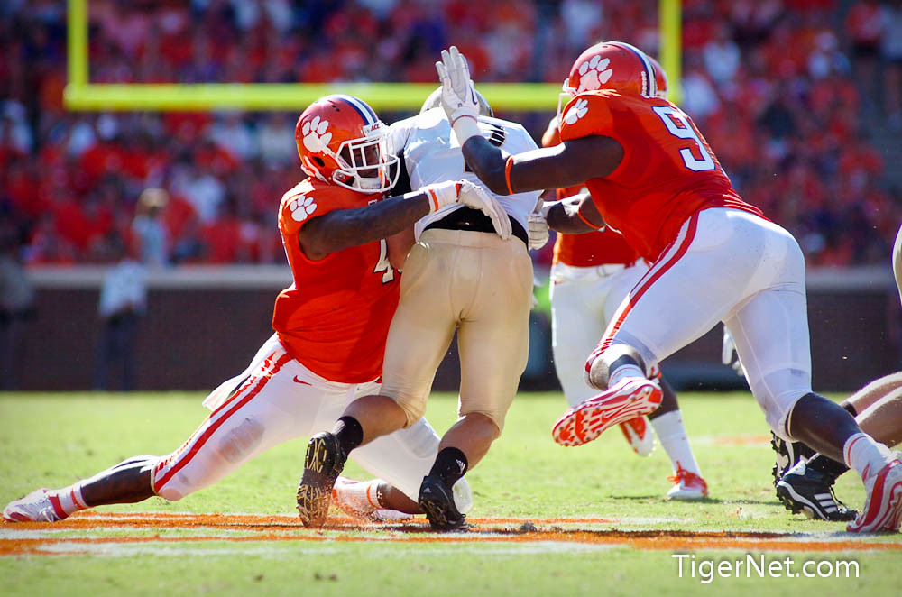 Clemson Football Photo of Andre Branch and Malliciah Goodman and wofford