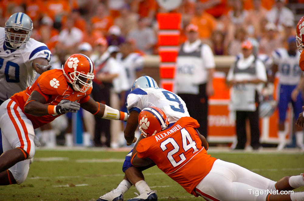 Clemson Football Photo of Kevin Alexander and middletennesseestate