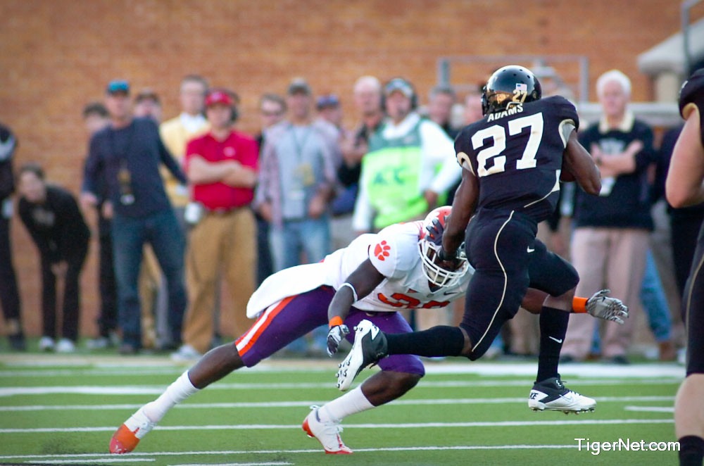 Clemson Football Photo of Byron Maxwell and Wake Forest