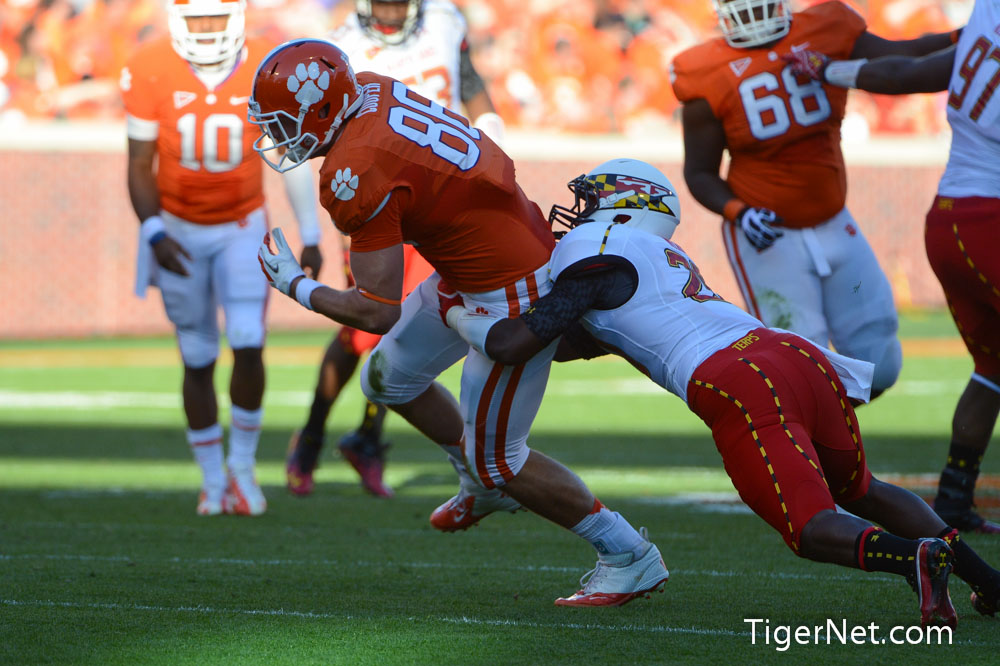 Clemson Football Photo of Maryland and Sam Cooper