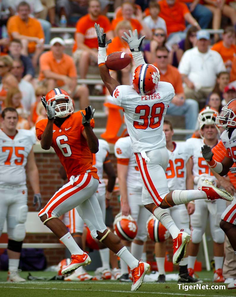 Clemson Football Photo of DeAndre Hopkins and Garry Peters and orangeandwhite