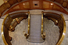 Golden Colorado Capitol staircase • <a style="font-size:0.8em;" href="http://www.flickr.com/photos/34843984@N07/15357716069/" target="_blank">View on Flickr</a>