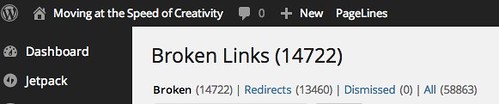 14,000+ Broken Links in WordPress by Wesley Fryer, on Flickr