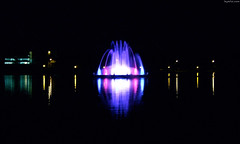 Prismatic Electric Fountain in cyan, indigo, and violet • <a style="font-size:0.8em;" href="http://www.flickr.com/photos/34843984@N07/15542265881/" target="_blank">View on Flickr</a>