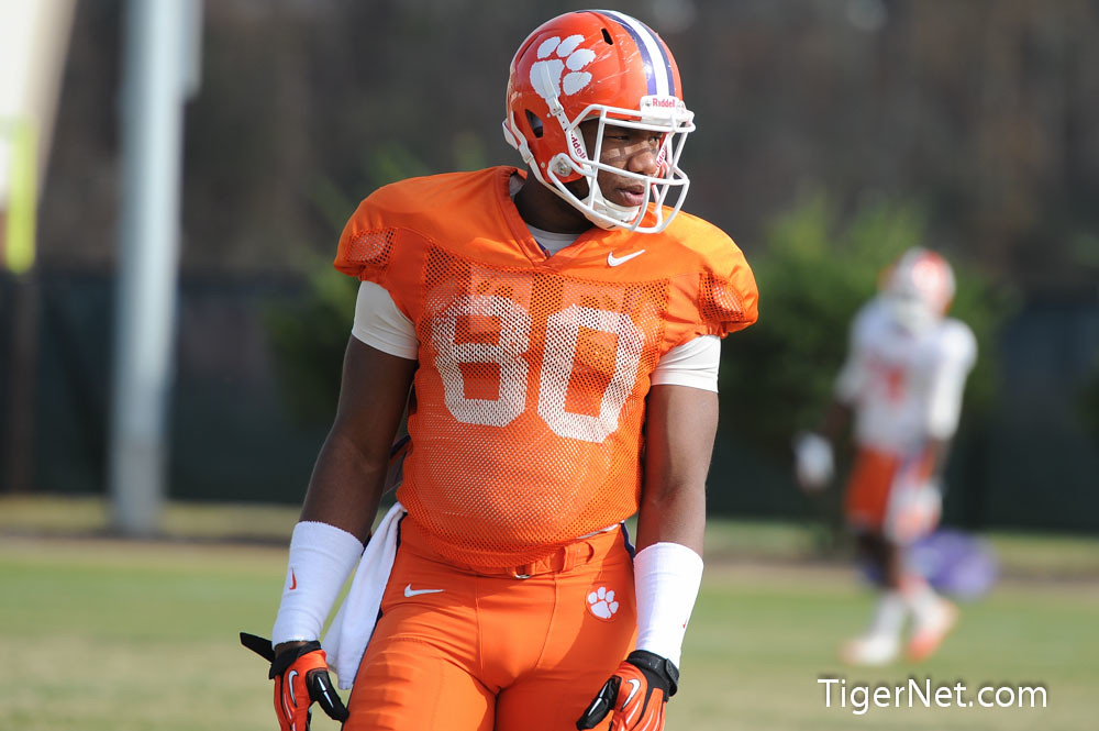 Clemson Football Photo of Bowl Game and Brandon Ford and practice