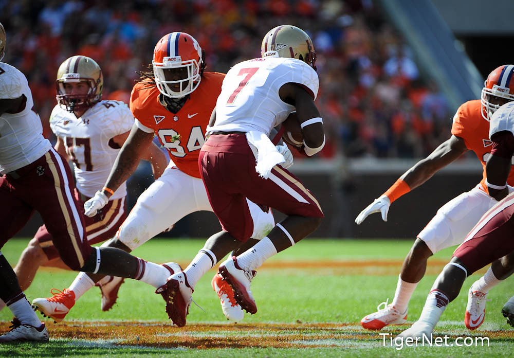 Clemson Football Photo of Boston College and Darrell Smith