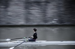 Rowing in Bristol Harbour