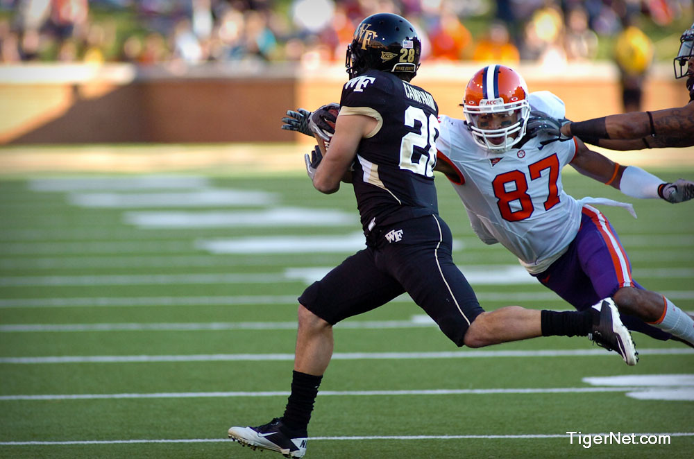 Clemson Football Photo of Terrance Ashe and Wake Forest