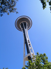 Space Needle towering above • <a style="font-size:0.8em;" href="http://www.flickr.com/photos/34843984@N07/15545448145/" target="_blank">View on Flickr</a>