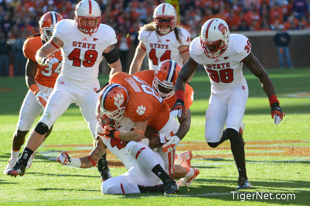 Clemson Football Photo of Daniel Rodriguez and NC State