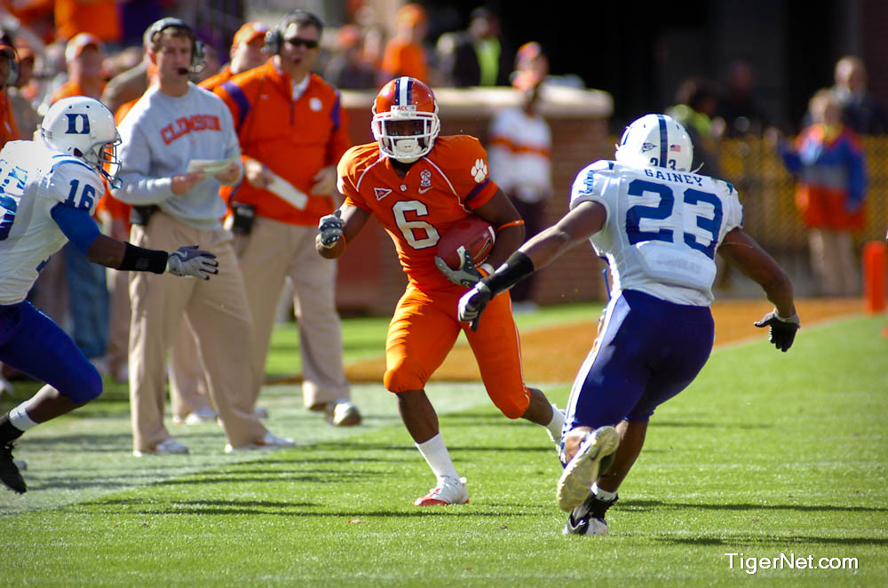 Clemson Football Photo of Duke and Jacoby Ford