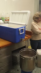 New workbenches and brewing!