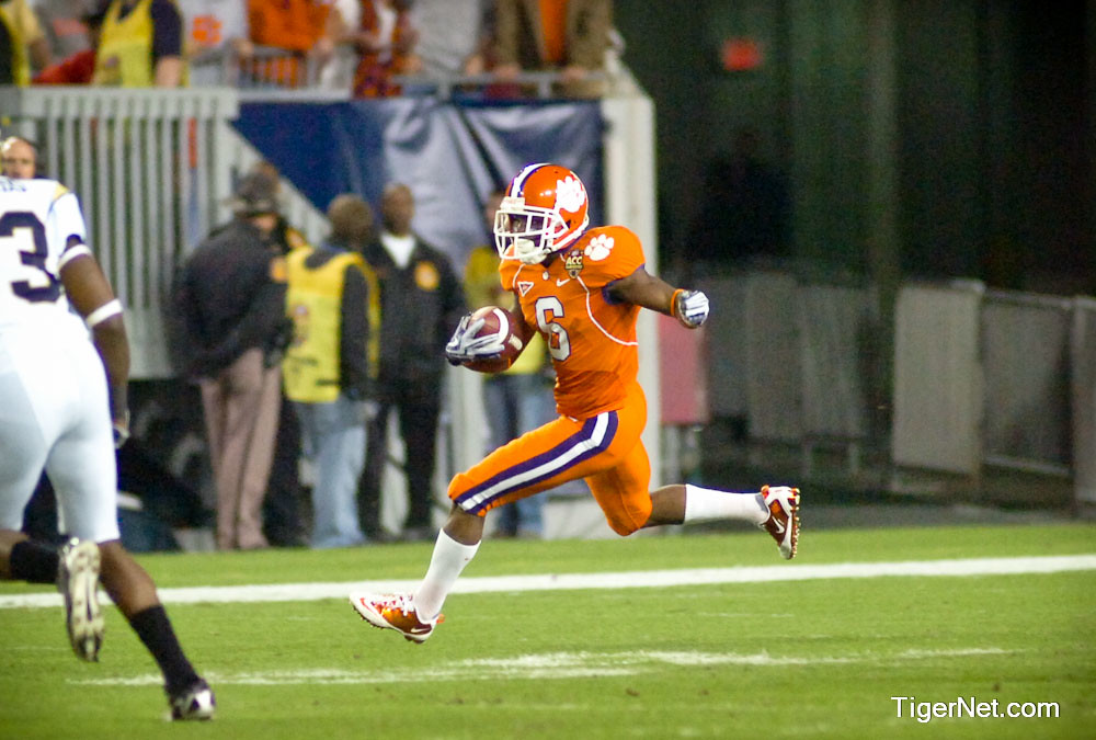 Clemson Football Photo of accchampionship and Georgia Tech and Jacoby Ford