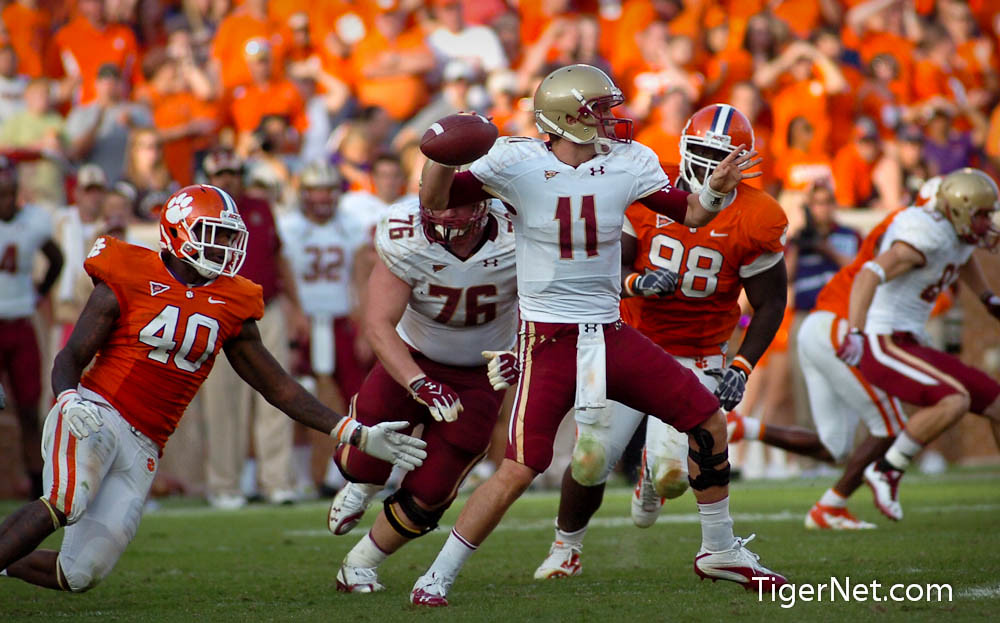 Clemson Football Photo of Boston College and Andre Branch