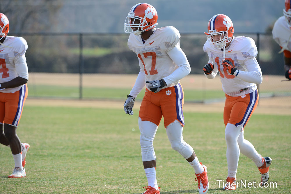 Clemson Football Photo of Bashaud Breeland and Bowl Game and practice