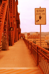 Broadway Bridge walkway when bridge is down • <a style="font-size:0.8em;" href="http://www.flickr.com/photos/34843984@N07/15359338528/" target="_blank">View on Flickr</a>