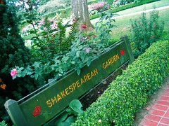 Shakespearean Garden sign • <a style="font-size:0.8em;" href="http://www.flickr.com/photos/34843984@N07/15359522847/" target="_blank">View on Flickr</a>