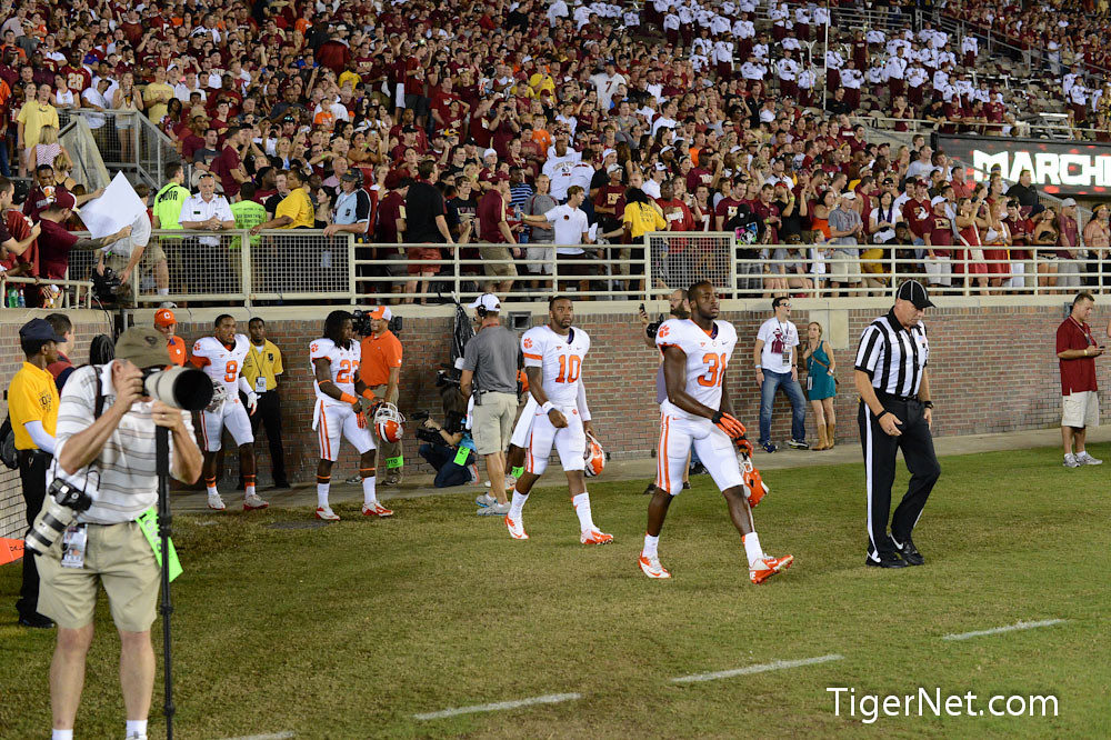 Clemson Football Photo of Andre Ellington and Florida State and Rashard Hall and Tajh Boyd and Xavier Brewer