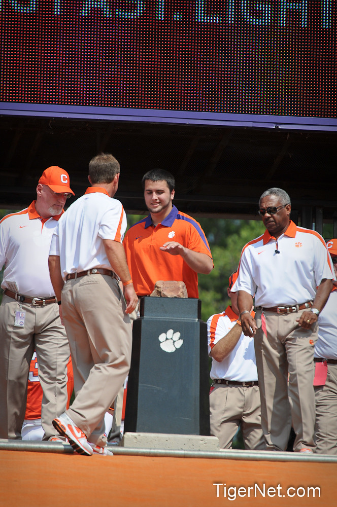 Clemson Football Photo of Jake Nicolopulos and troy