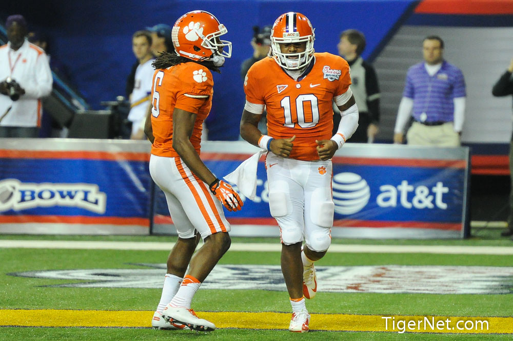 Clemson Football Photo of Bowl Game and DeAndre Hopkins and lsu and Tajh Boyd