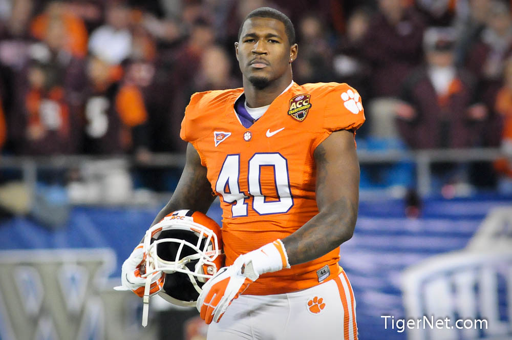 Clemson Football Photo of accchampionship and Andre Branch and Virginia Tech