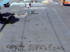 "Where the Wild Things Are" chalk art in progress • <a style="font-size:0.8em;" href="http://www.flickr.com/photos/34843984@N07/14923735254/" target="_blank">View on Flickr</a>