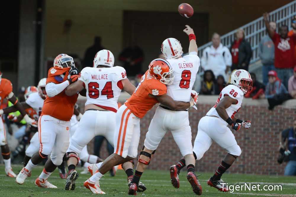 Clemson Football Photo of NC State and Vic Beasley