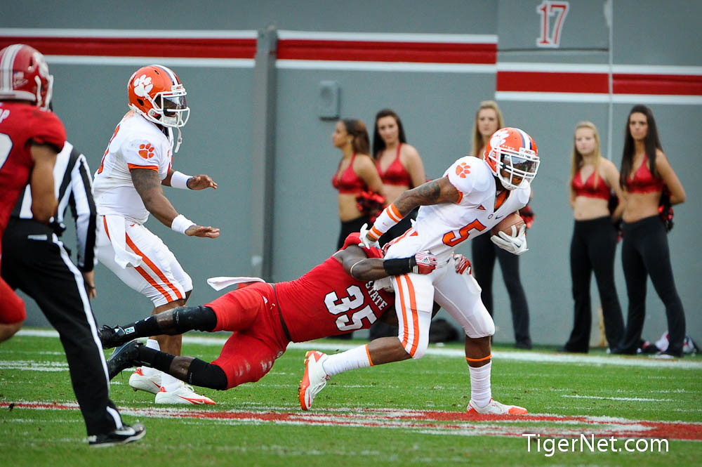 Clemson Football Photo of Mike Bellamy and NC State