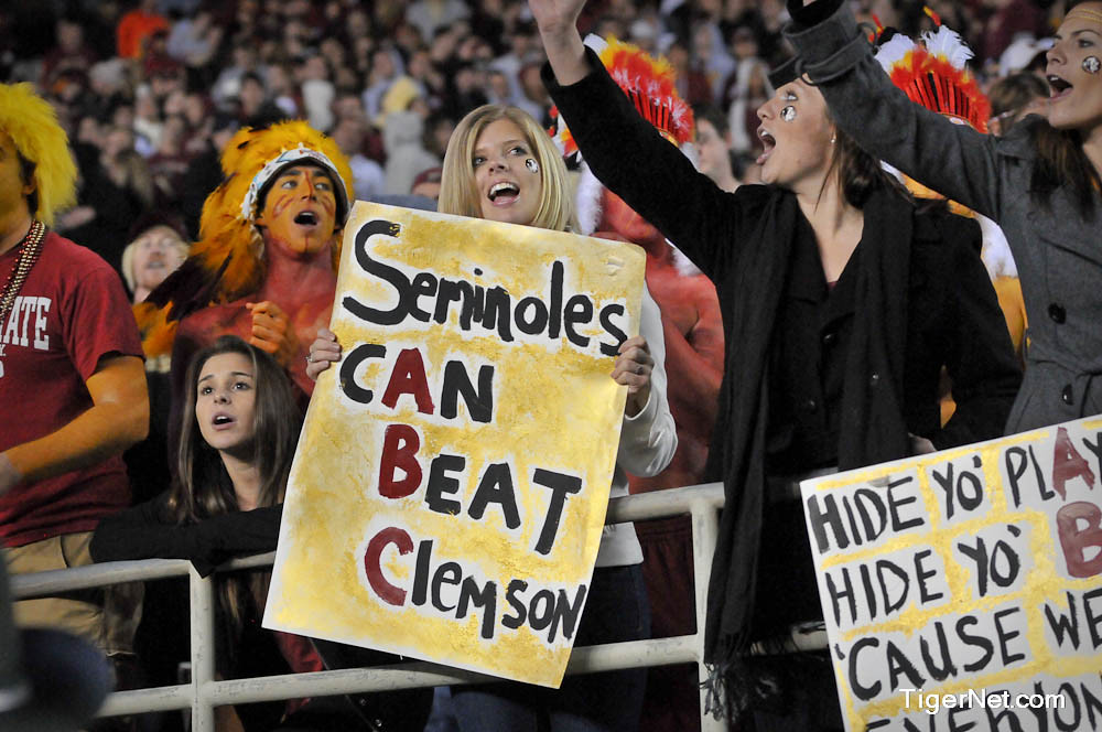 Clemson Football Photo of Fans and Florida State