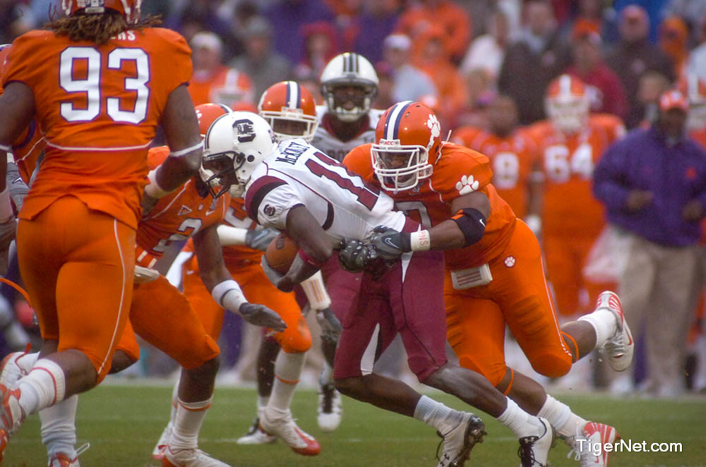 Clemson Football Photo of South Carolina and Stanley Hunter