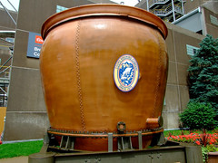 Gigantic Historic Coors Brew Kettle outside • <a style="font-size:0.8em;" href="http://www.flickr.com/photos/34843984@N07/15521417156/" target="_blank">View on Flickr</a>