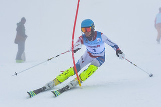 April 15th, 2017 - Patrick von Siebenthal of Switzerland takes first place in the U16 McKenzie Investments Whistler Cup Mens Slalom - Photo By Scott Brammer - coastphoto.com